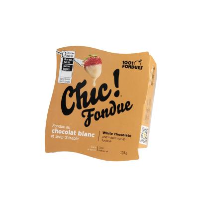 Chic Fondue au chocolat blanc et sirop d'érable - Format snack