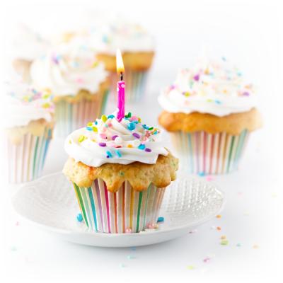 Cupcake arc-en-ciel