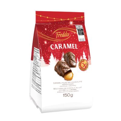 Bouchées Père Noël chocolat au lait centre caramel