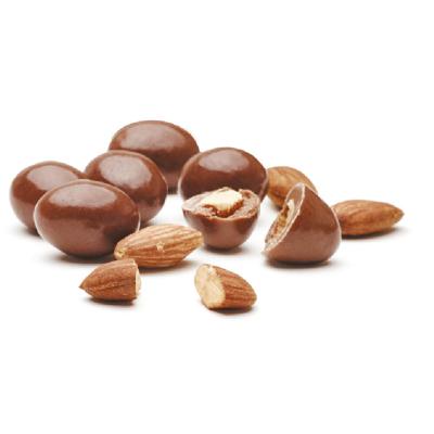 Amandes enrobées de chocolat au lait