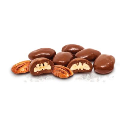 Pacanes chocolat au lit et sel de mer