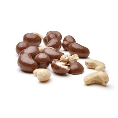 Noix de cajou enrobées de chocolat au lait