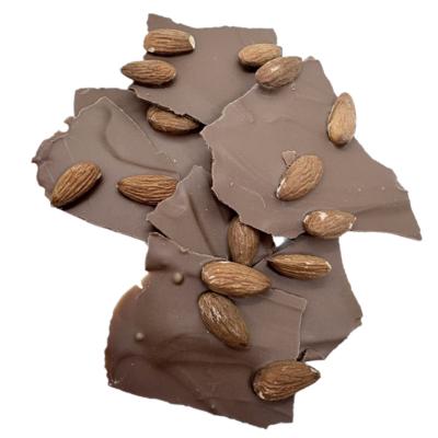 Écorces de Chocolat belge au lait avec amandes