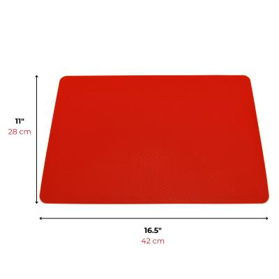 Tapis de cuisson en silicone - Rouge