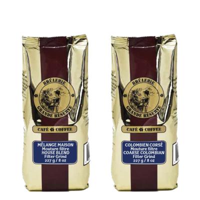 Emballage de 12 sacs de café moulu