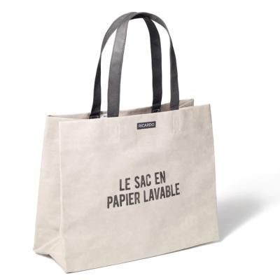 Sac en papier lavable gris Ricardo