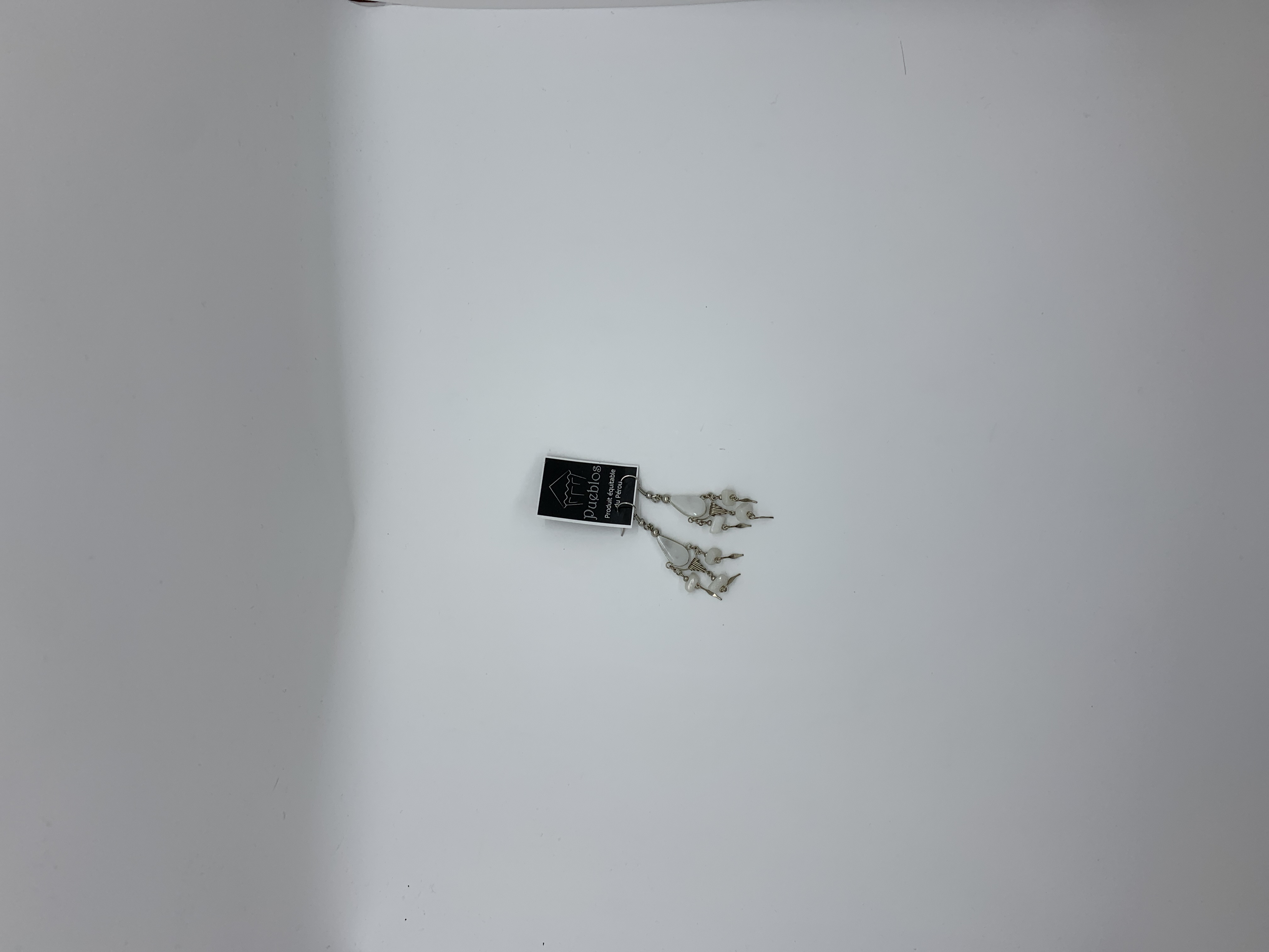 Boucles D’Oreille - Pierre Blanche