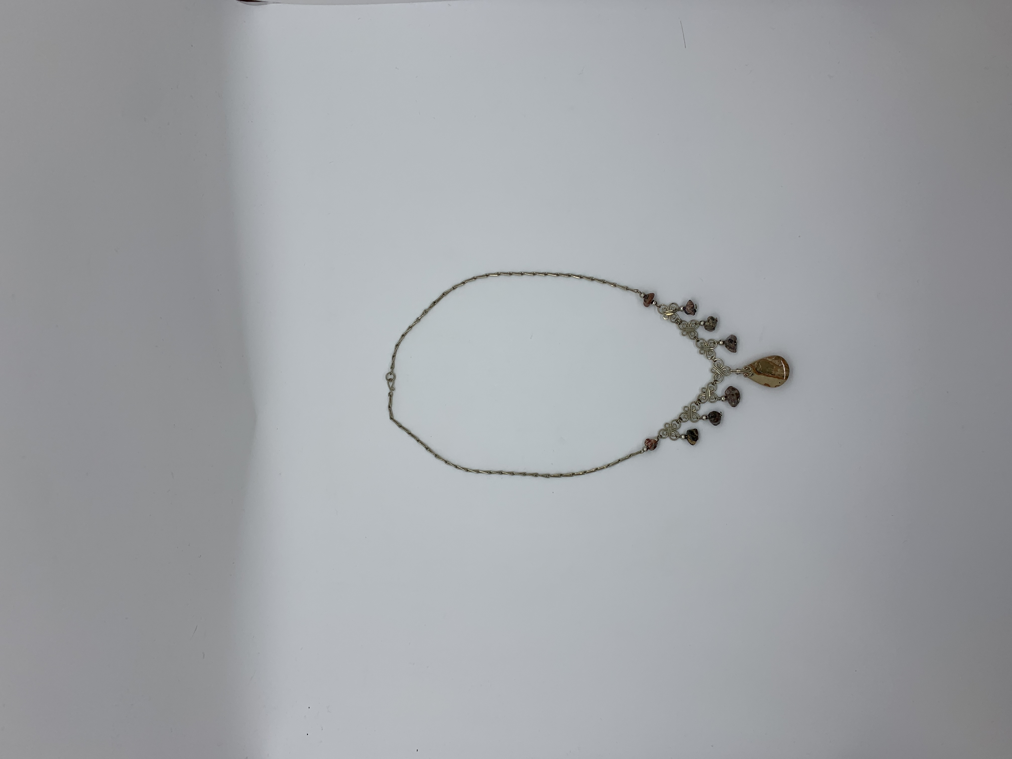 Collier - Pierre Brune Marbrée