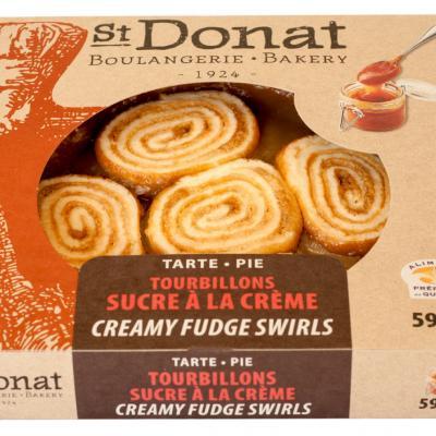 Sugar fudge swirl pie