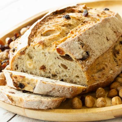 Pain Noisettes, raisins et miel