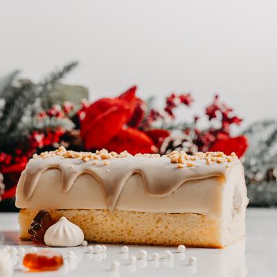 Sucre à la crème et érable - Bûche