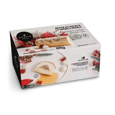 Sucre à la crème et érable - Bûche
