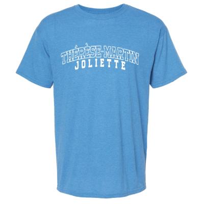 T-Shirt turquoise personnalisé - XLarge
