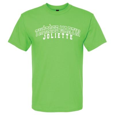 T-Shirt lime vif personnalisé - Large
