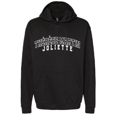 Molleton capuchon noir personnalisé - XLarge