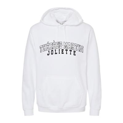 Molleton capuchon blanc personnalisé - XXLarge
