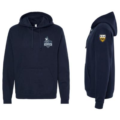 Molleton capuchon marine - Large