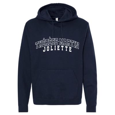 Molleton capuchon marine personnalisé - XLarge