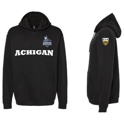 Molleton capuchon noir - XXLarge