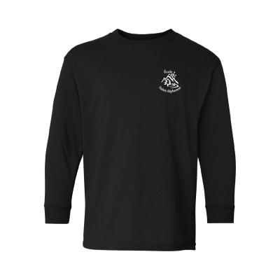 Manches longues junior noir personnalisé - Small