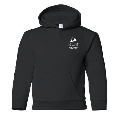 Molleton à capuchon noir unisexe adulte - Large