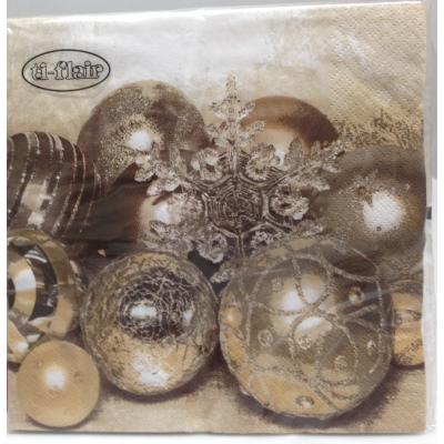 Serviette de Table - Boules de Noel