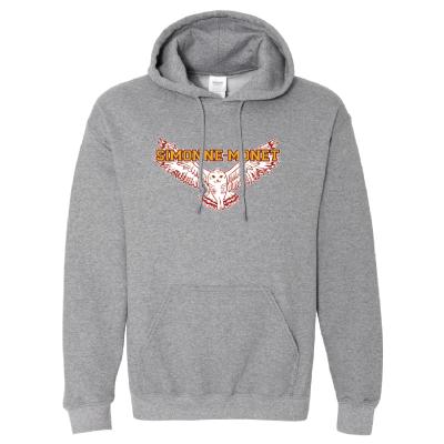 Molleton à capuchon gris graphite cendré unisexe Junior - Médium